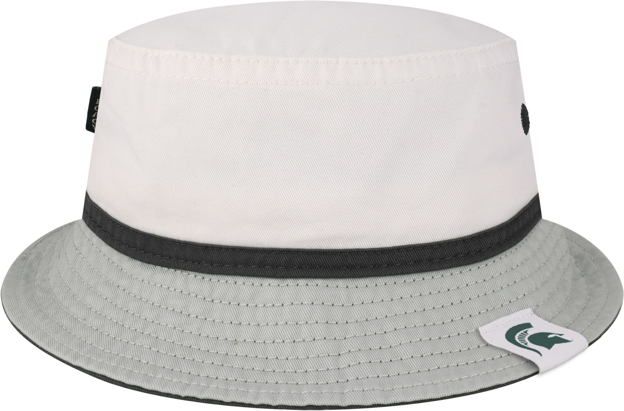 League-Legacy Men's Michigan State Spartans Weston Relaxed Twill White Bucket Hat