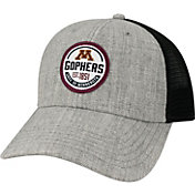 League-Legacy Men's Minnesota Golden Gophers Grey Lo-Pro Adjustable Trucker Hat