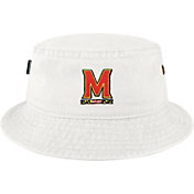 League-Legacy Men's Maryland Terrapins Relaxed Twill White Bucket Hat