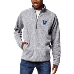 League-Legacy Men's Villanova Wildcats Grey Saranac Quarter-Zip Pullover Shirt