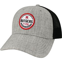 League-Legacy Men's Rutgers Scarlet Knights Grey Lo-Pro Adjustable Trucker Hat