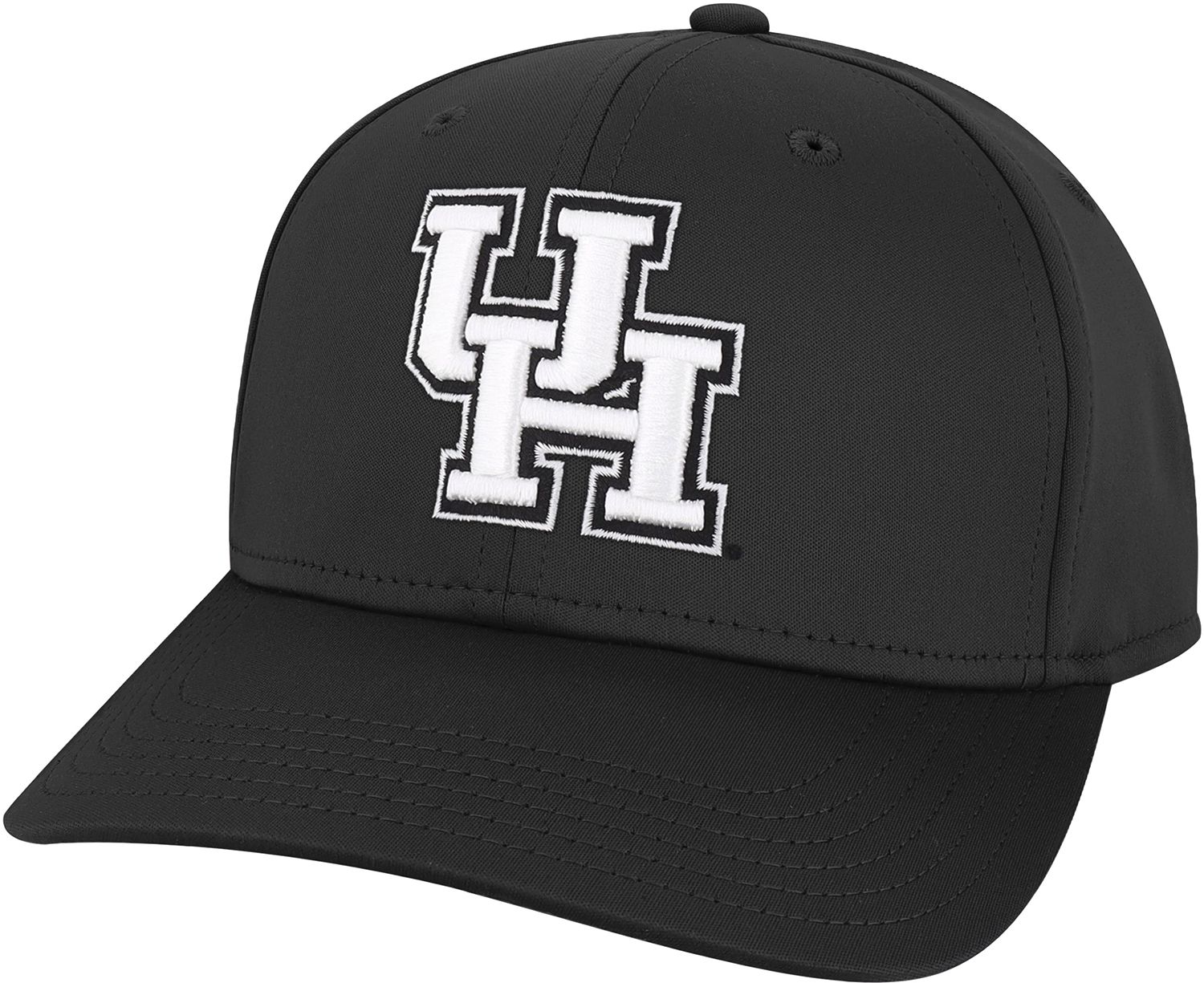 League-Legacy Men's Houston Cougars Cool Fit Stretch Black Hat