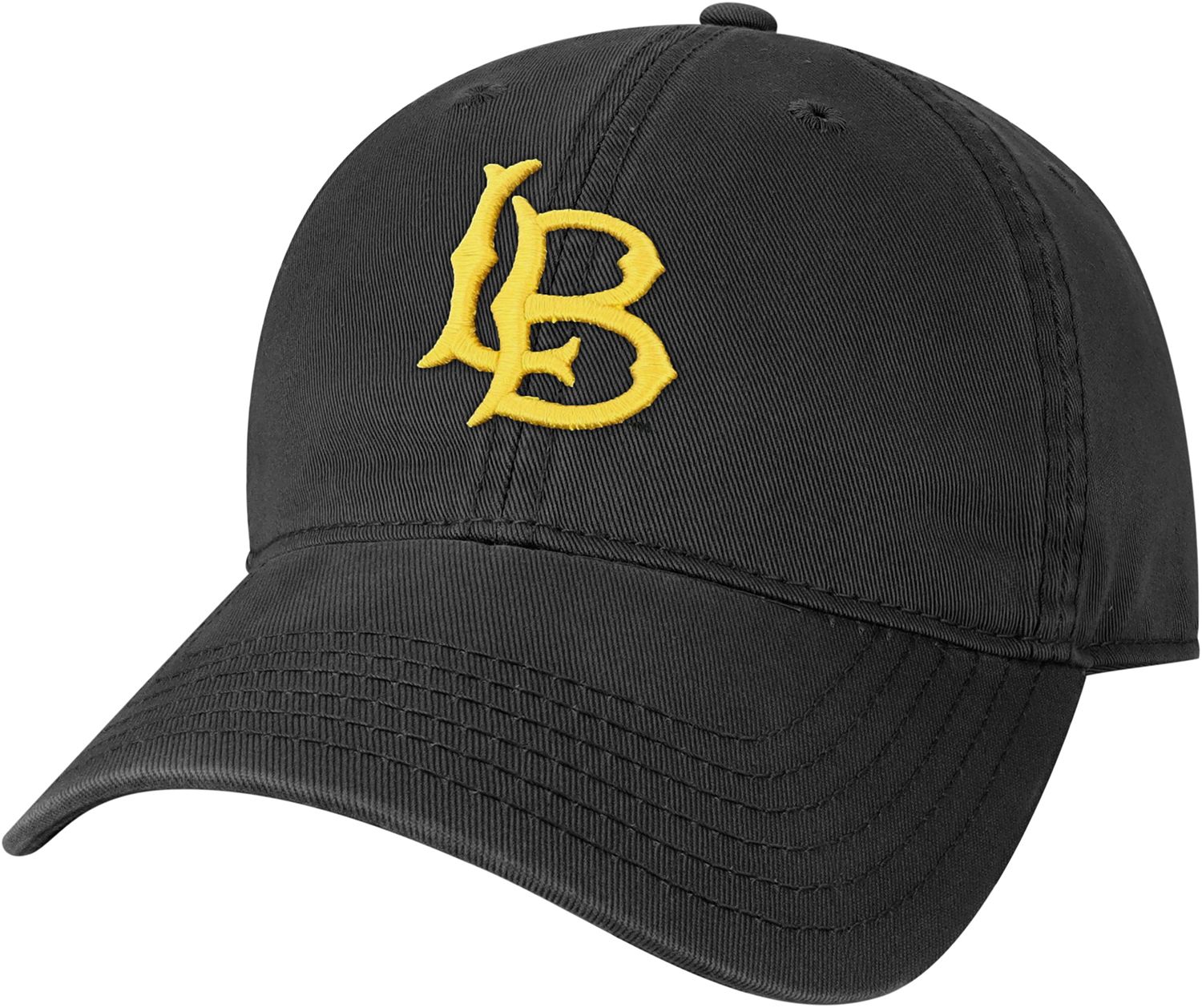 League-Legacy Men's Long Beach State 49ers EZA Adjustable Black Hat