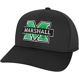 League-Legacy Men's Marshall Thundering Herd Cool Fit Stretch Black Hat