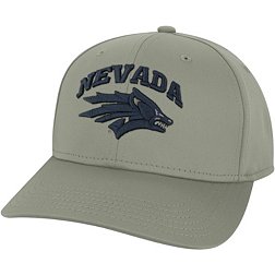 League-Legacy Men's Nevada Wolf Pack Silver Cool Fit Stretch Hat