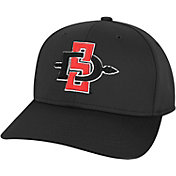 League-Legacy Men's San Diego State Aztecs Cool Fit Stretch Black Hat