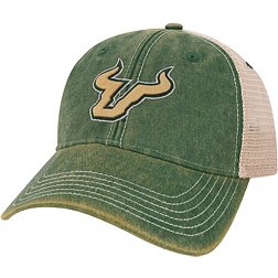 League-Legacy South Florida Bulls Green Old Favorite Adjustable Trucker Hat