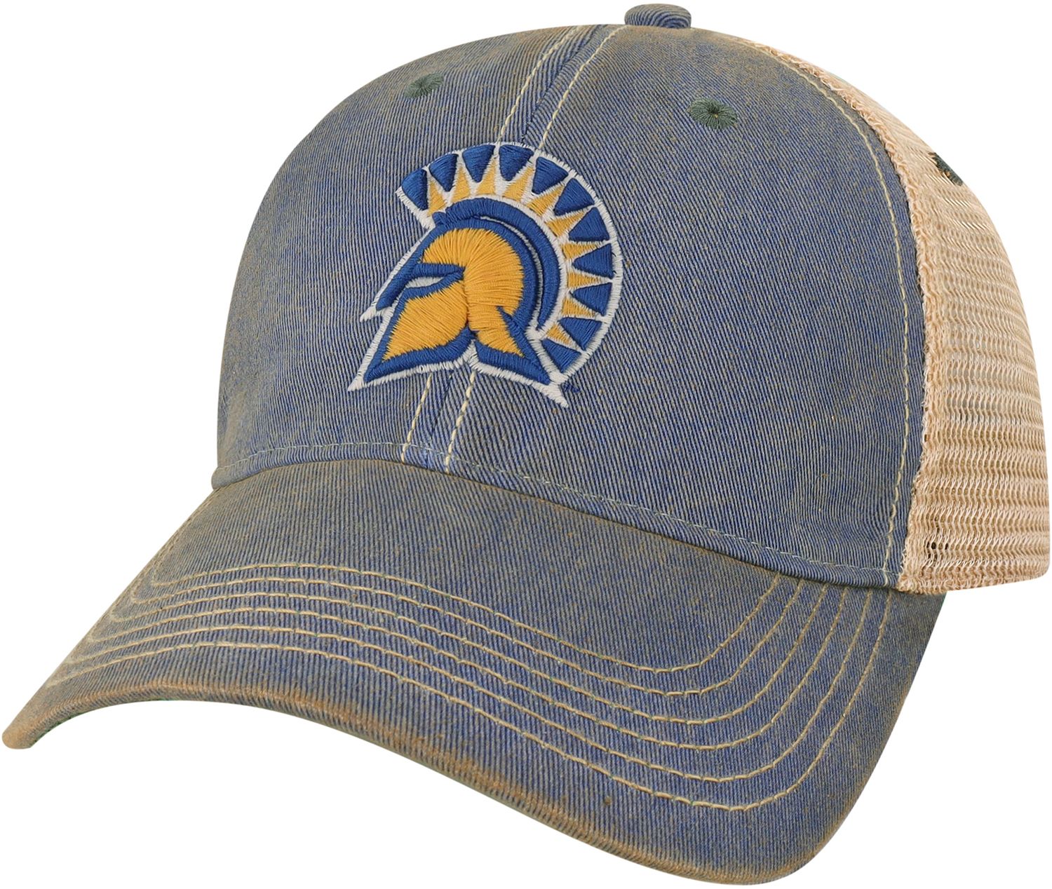 League-Legacy San Jose State  Spartans Blue Old Favorite Adjustable Trucker Hat