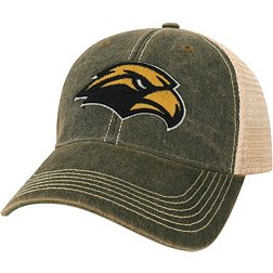League-Legacy Southern Miss Golden Eagles Old Favorite Adjustable Trucker Black Hat