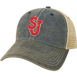 League-Legacy St. John's Red Storm Blue Old Favorite Adjustable Trucker Hat