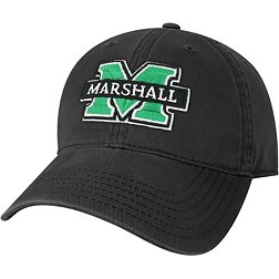 League-Legacy Youth Marshall Thundering Herd Relaxed Twill Adjustable Black Hat