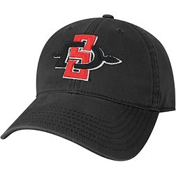 League-Legacy Youth San Diego State Aztecs Relaxed Twill Adjustable Black Hat