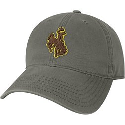 League-Legacy Youth Wyoming Cowboys Grey Relaxed Twill Adjustable Hat