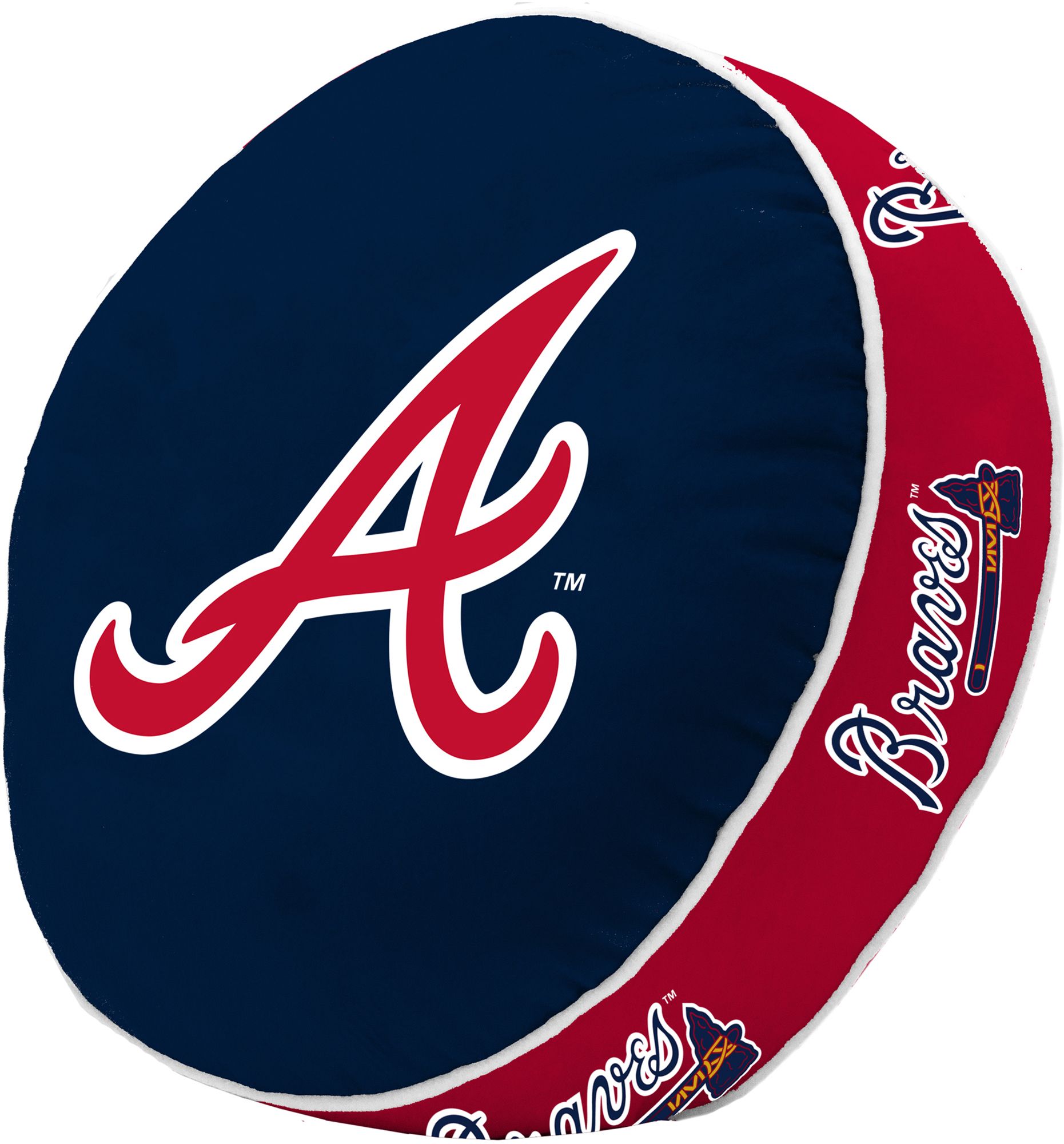 Logo Brands Atlanta Braves Puff Pillow