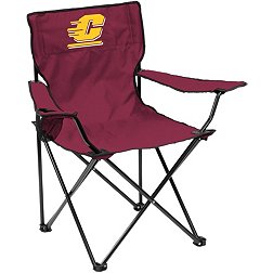 Logo Brands Central Michigan Chippewas Team-Colored Canvas Chair