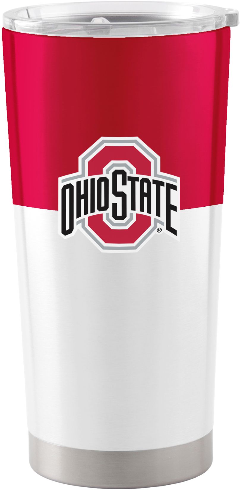 Logo Brands Ohio State Buckeyes 20 oz. Stainless Steel Colorblock Tumbler
