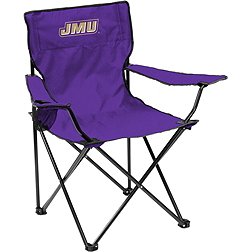 Logo Brands James Madison Dukes Team-Colored Canvas Chair