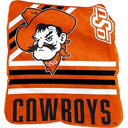 Logo Brands Oklahoma State Cowboys Raschel Throw Blanket