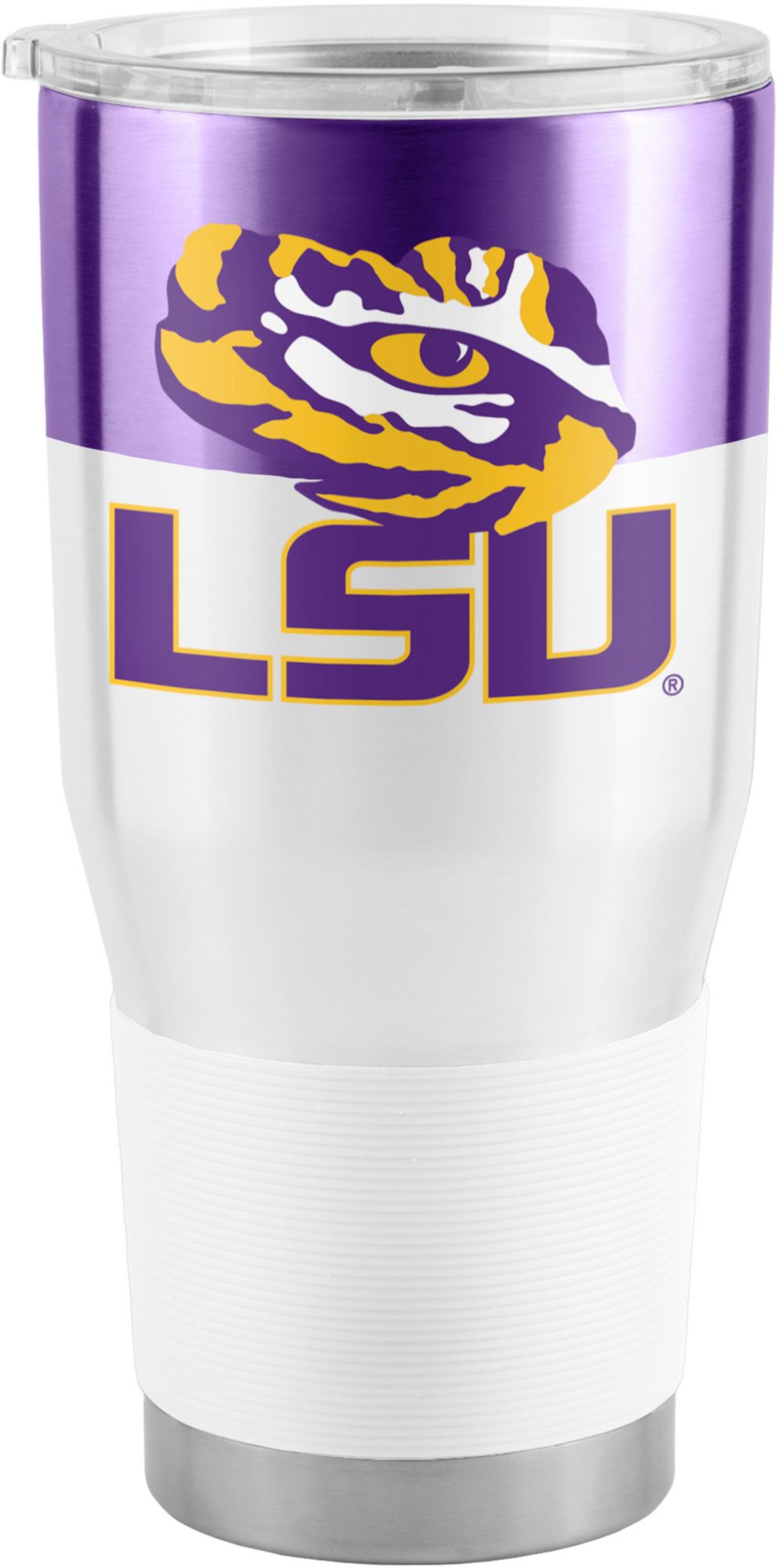 Logo Brands LSU Tigers Color Block 30 oz. Tumbler