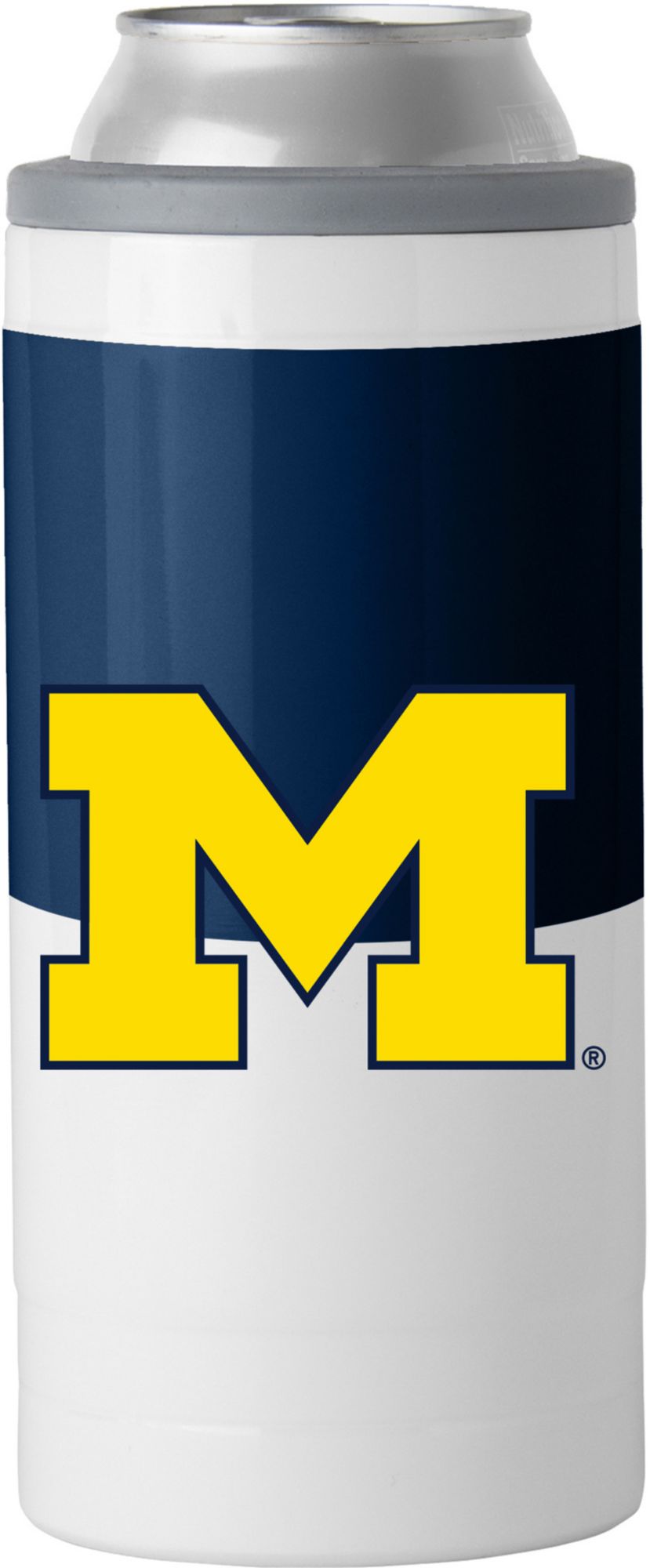 Logo Brands Michigan Wolverines 12 oz. Slim Can Cooler