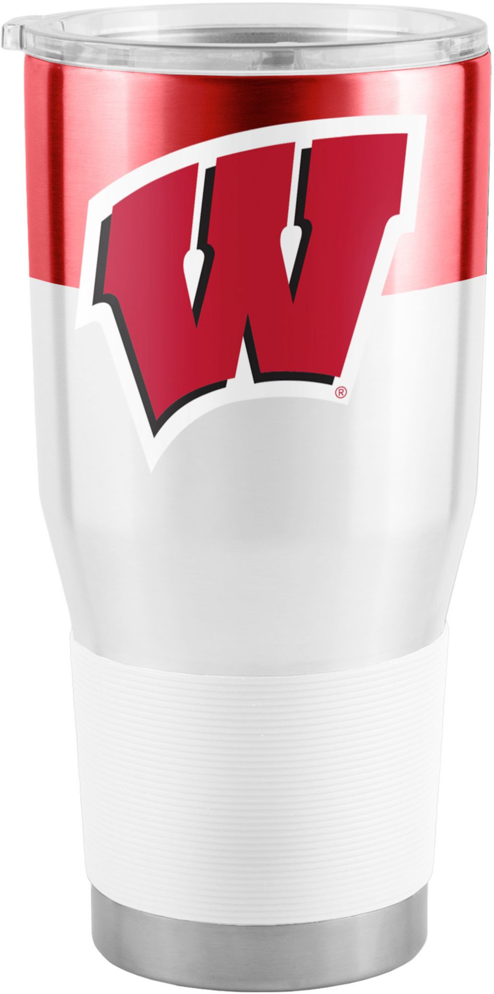 Logo Brands Wisconsin Badgers Color Block 30 oz. Tumbler