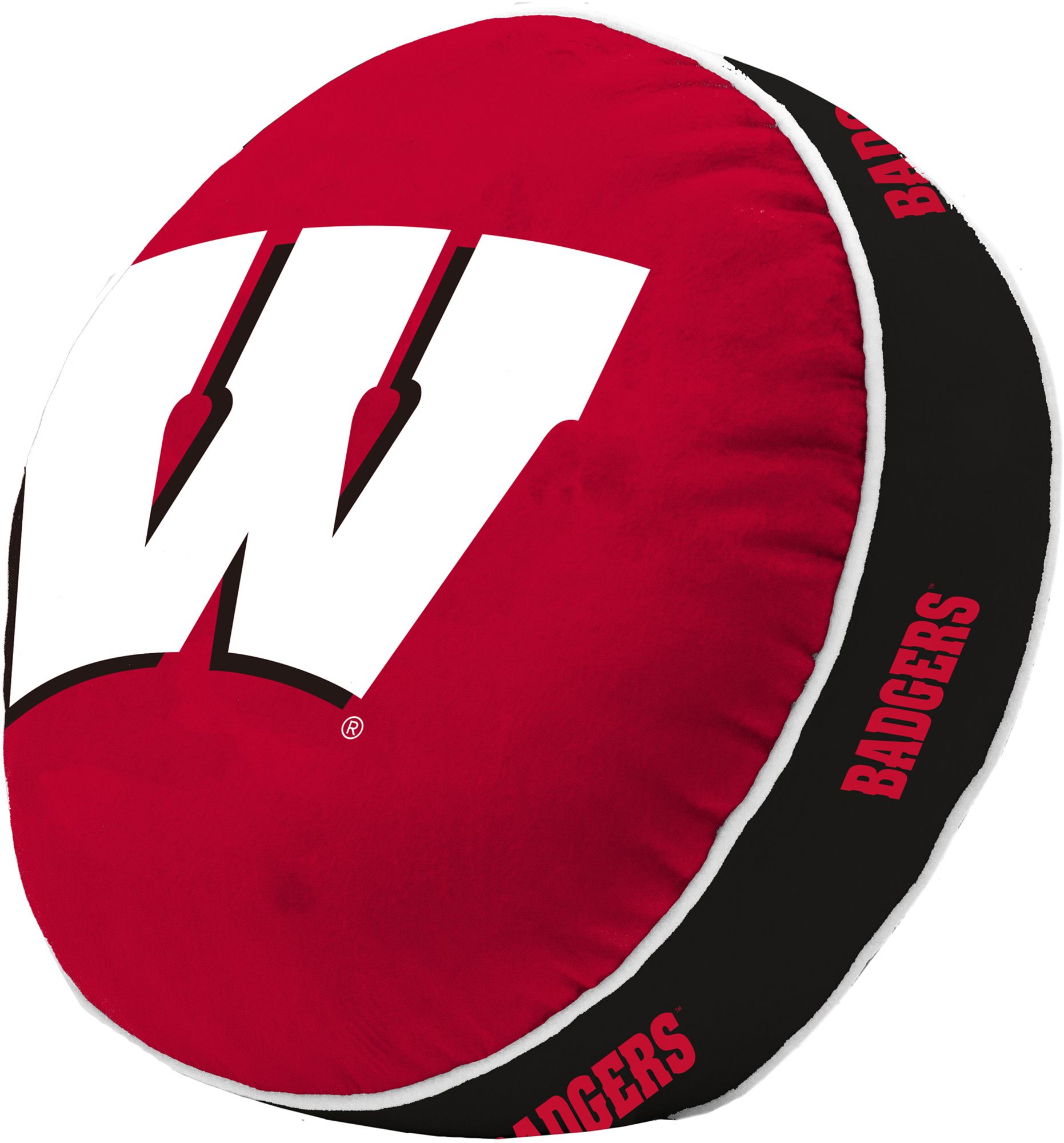Logo Brands Wisconsin Badgers Puff Pillow