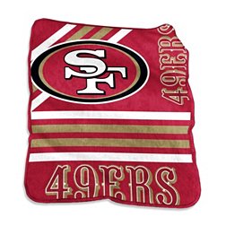 Logo Brands San Francisco 49ers Raschel Throw Blanket