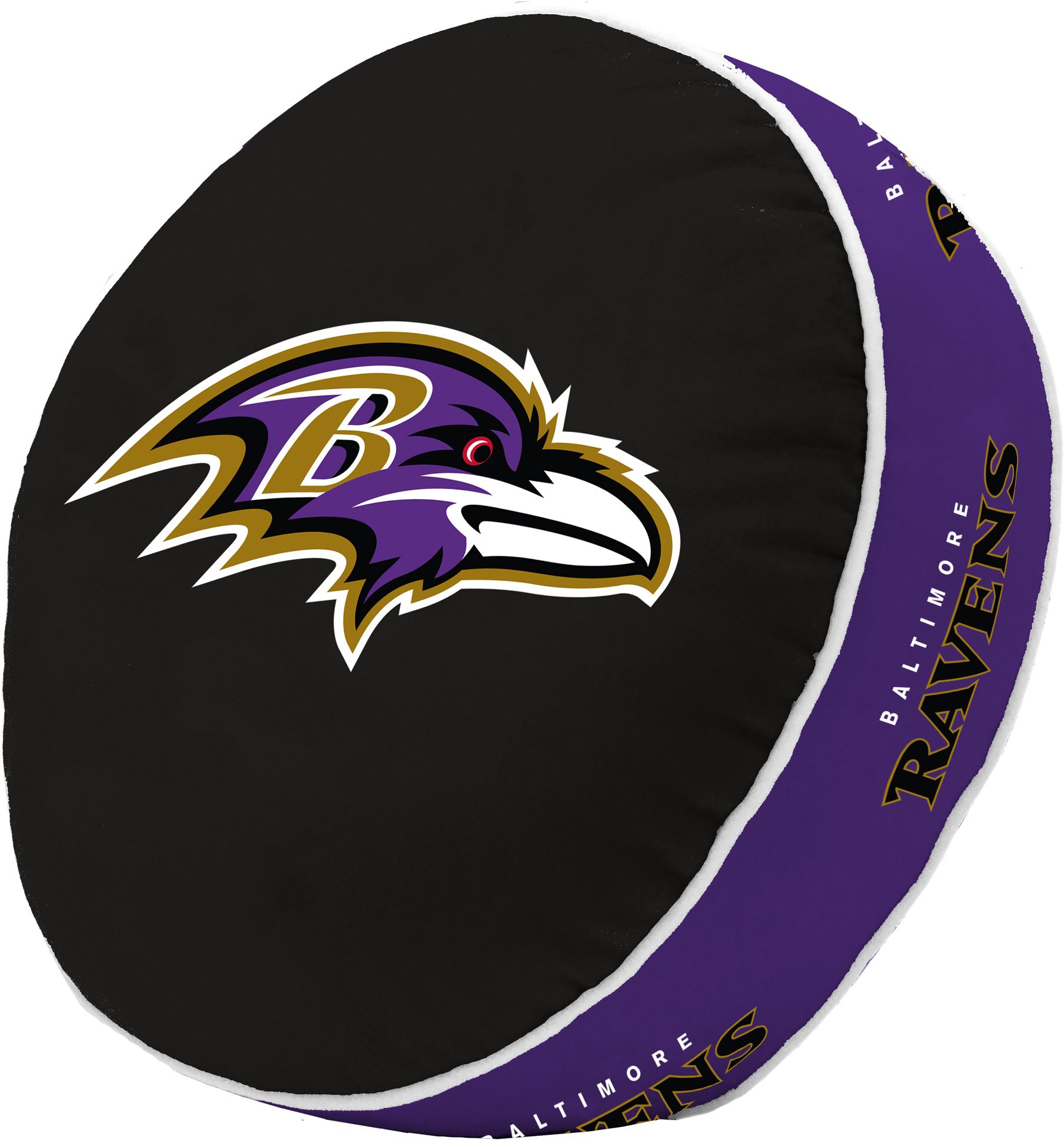 Logo Brands Baltimore Ravens Puff Pillow
