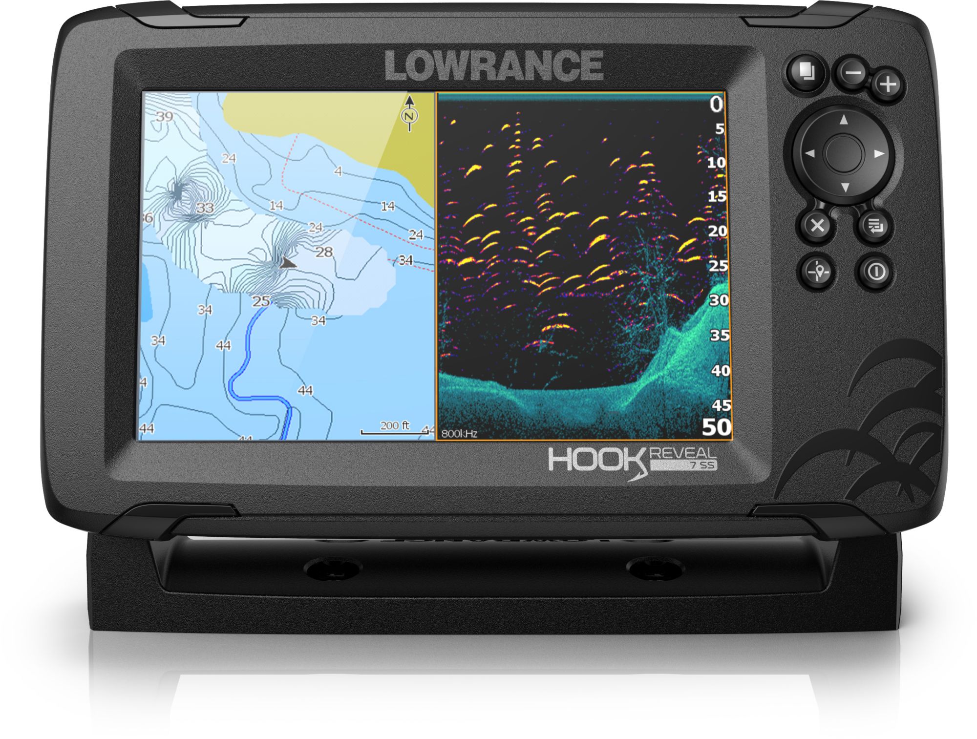Lowrance Hook Reveal 7x SplitShot Fish Finder