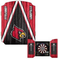 Victory Tailgate Louisville Cardinals Dartboard Cabinet