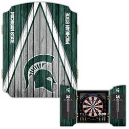 Victory Tailgate Michigan State Spartans Dartboard Cabinet