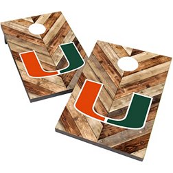 Victory Tailgate Miami Hurricanes 2' x 3' Solid Wood Cornhole Boards