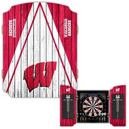 Victory Tailgate Wisconsin Badgers Dartboard Cabinet