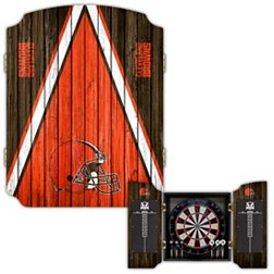 Victory Tailgate Cleveland Browns Dartboard Cabinet