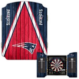 Victory Tailgate New England Patriots Dartboard Cabinet