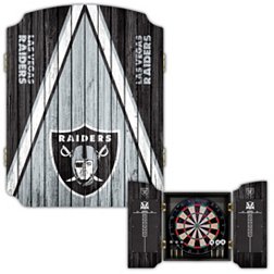 Victory Tailgate Las Vegas Raiders Dartboard Cabinet