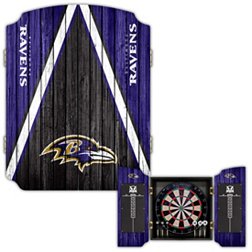 Victory Tailgate Baltimore Ravens Dartboard Cabinet
