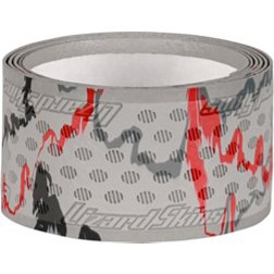 White Bat Grip Tape with Red | White Bat Grip with Red Design