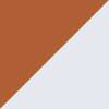 Burnt Orange/White