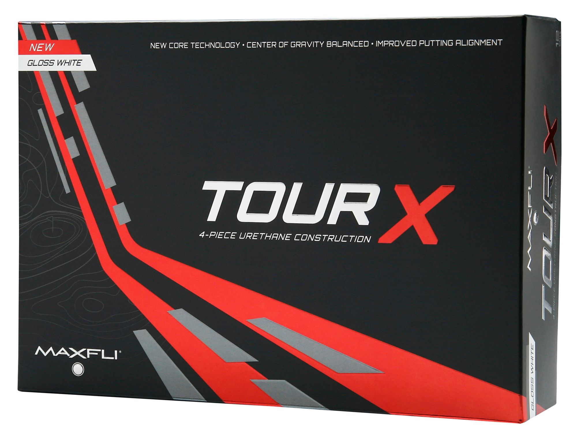 Maxfli Tour X Gloss White Golf Balls