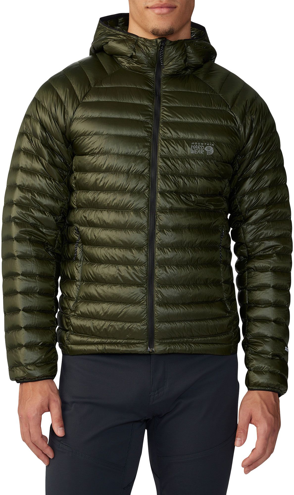 Mountain Hardwear Men's Ghost Whisperer Ultra Light Down Full-Zip Hooded Jacket