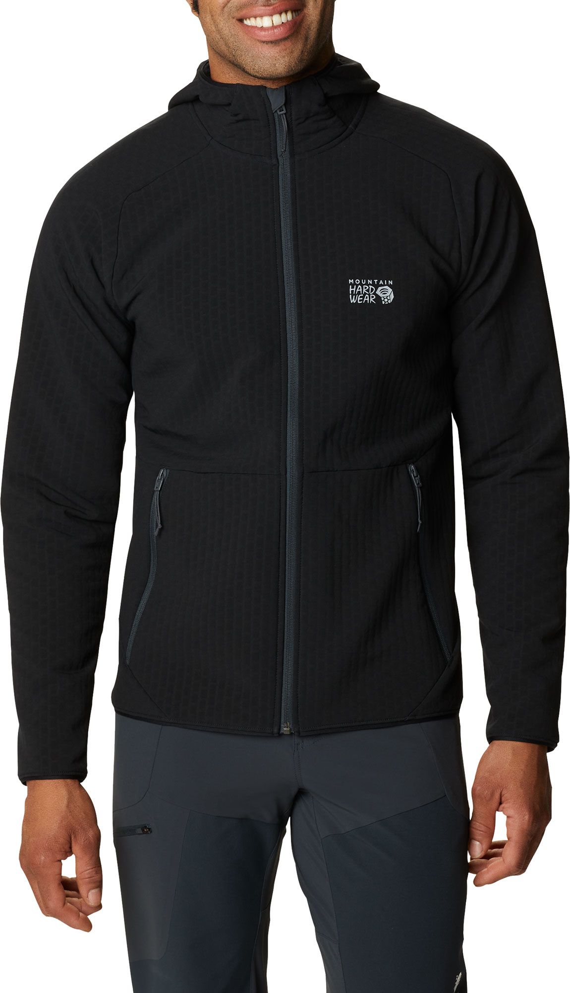 Mountain Hardwear Men's Keele Grid Full Zip Hooded Jacket