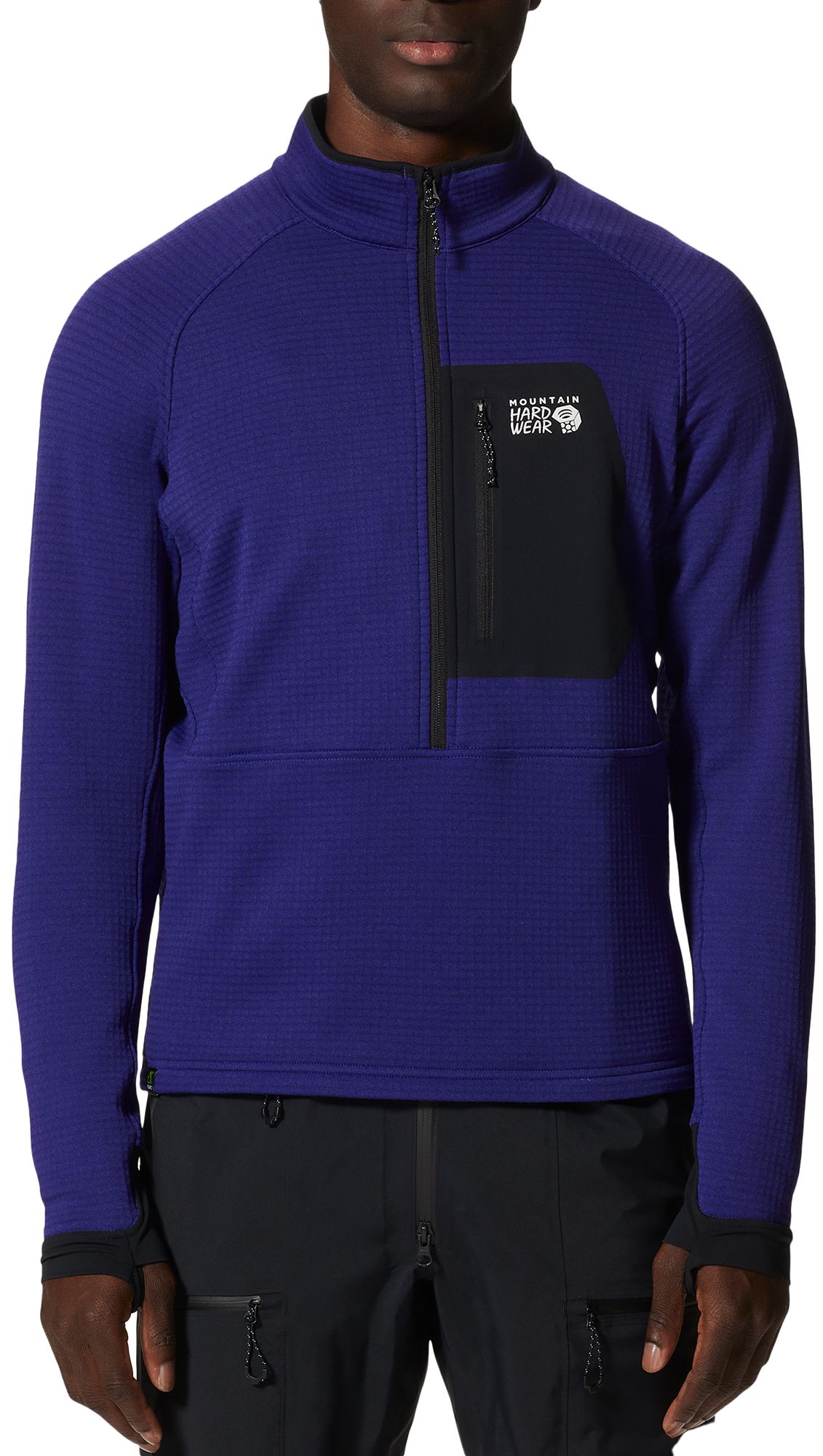 Mountain Hardwear Men's Polartec Power Grid 1/2 Zip Jacket