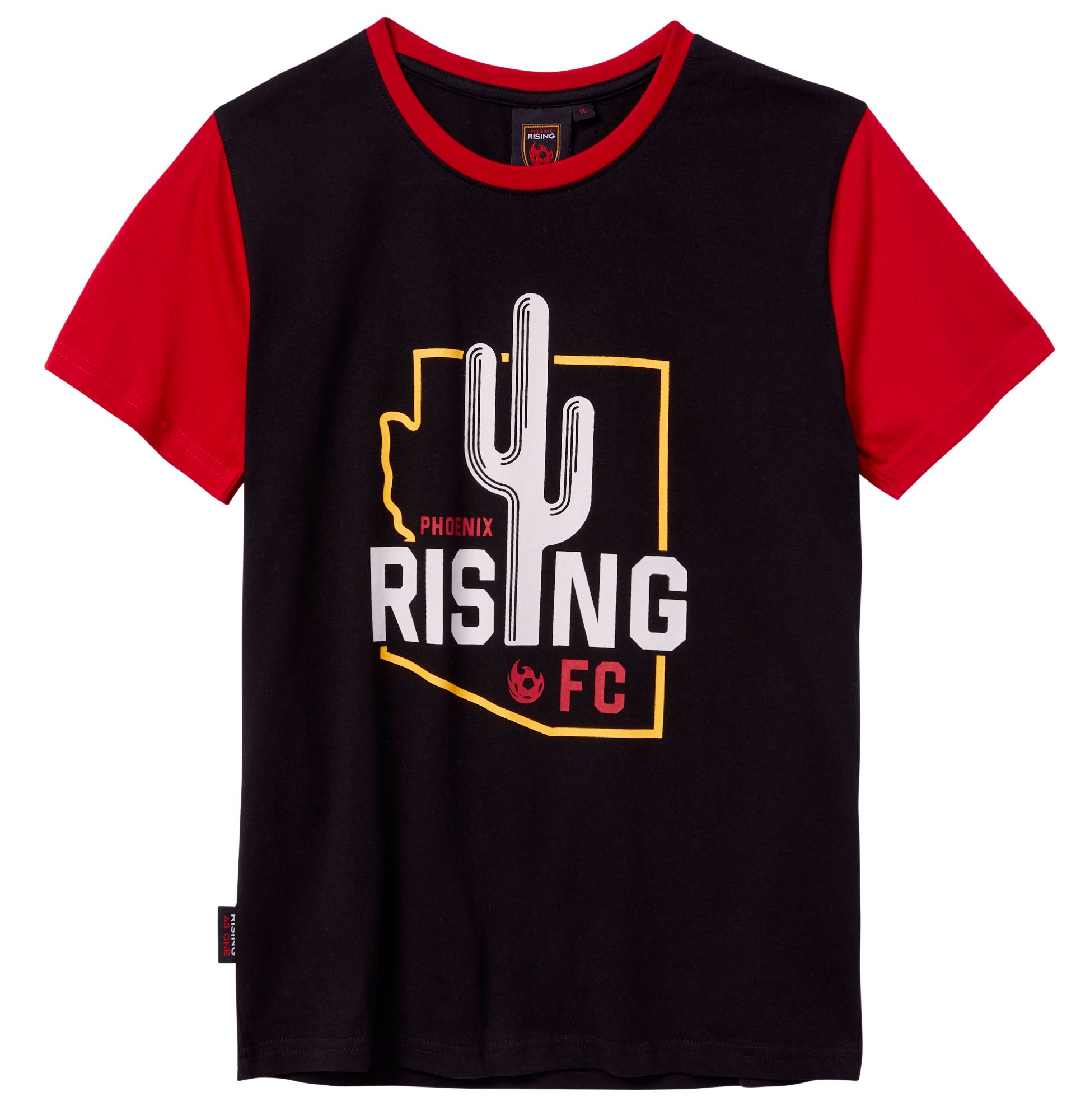 Sport Design Sweden Youth Phoenix Rising FC Graphic Black T-Shirt