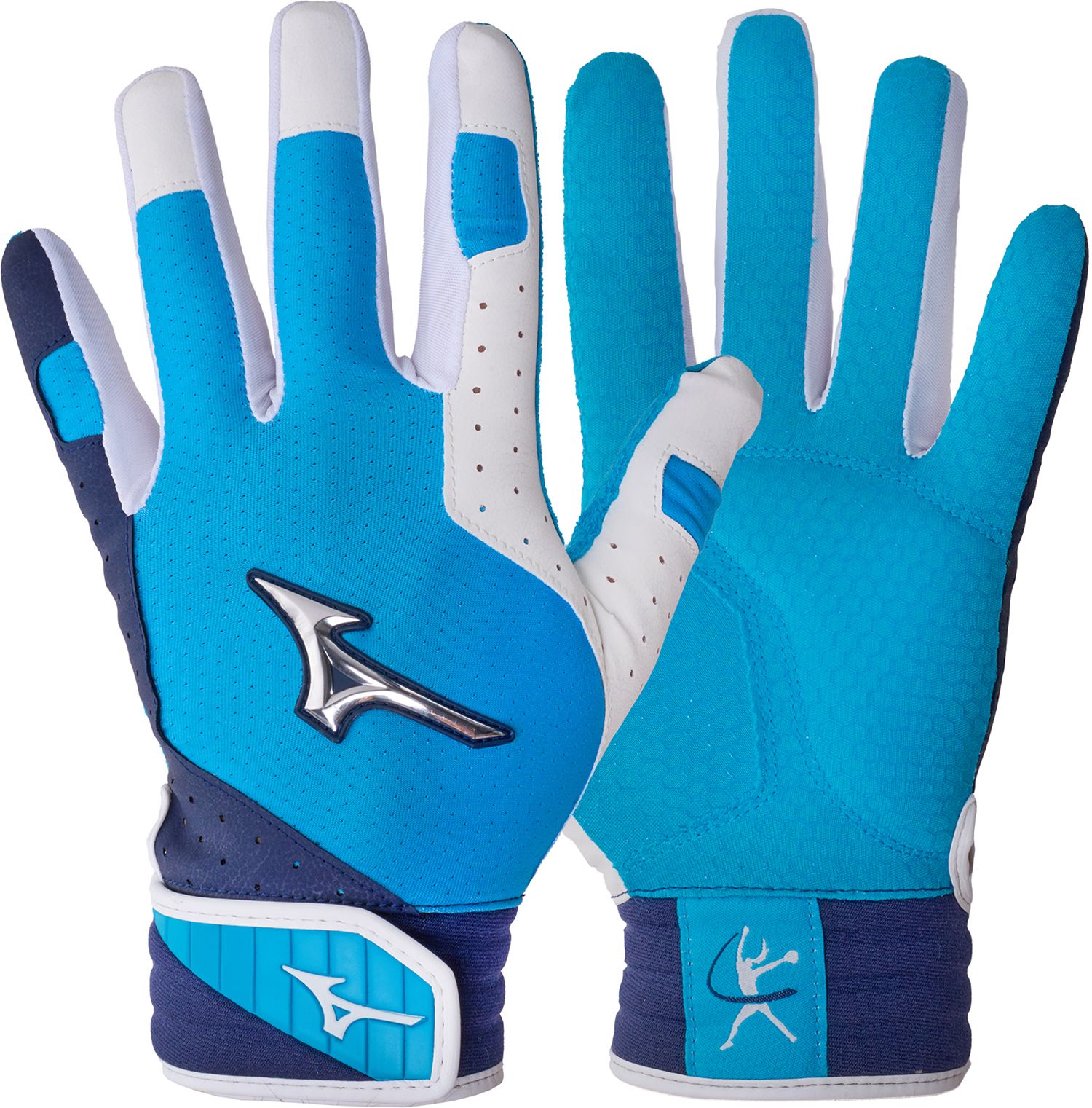 Mizuno Girls' Jennie Finch Softball Batting Gloves
