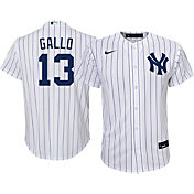 Nike Youth New York Yankees Joey Gallo #13 White Replica Baseball Jersey