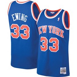 Mitchell & Ness Men's New York Knicks Patrick Ewing #33 Blue Hardwood Classics Swingman Jersey