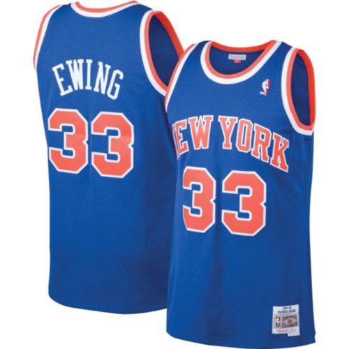 Mitchell & Ness Men's New York Knicks Patrick Ewing #33 Blue
