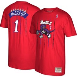 Mitchell & Ness Men's Retro Reload Toronto Raptors Tracy McGrady Red Player T-Shirt