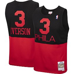 Allen Iverson Men's Philadelphia 76ers Mitchell & Ness Swingman Jersey - Khaki 23 Khaki / 3XL